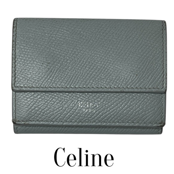 Celine Handbags - Celine Small Trifold Wallet Color gray